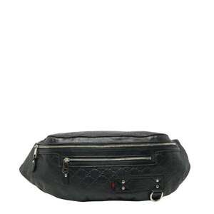 GUCCI Authentic Black Leather Hobo Bag